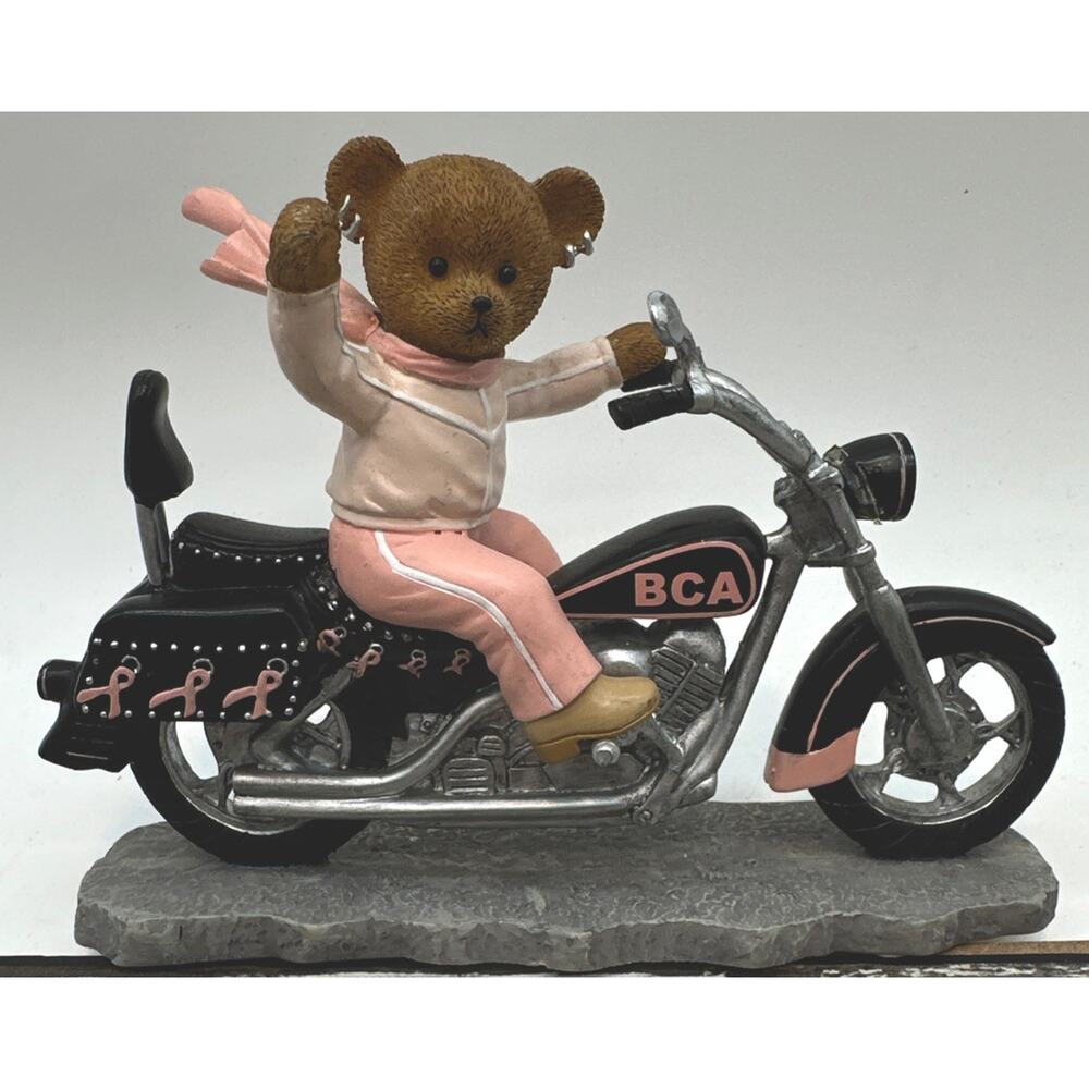 Faithful Fuzzies On The Road For Cure The Power of Pink Sculpture A1303 {106}